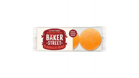 Baker St Plain Burger Buns