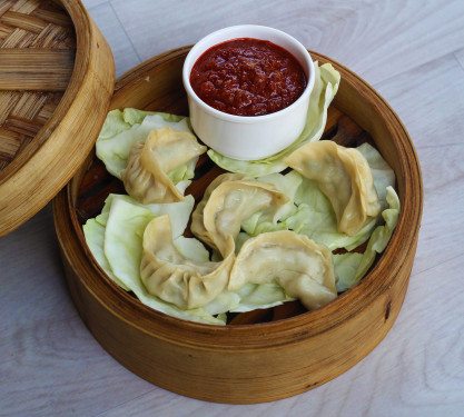 Minced Chicken Momos (5 Pcs)