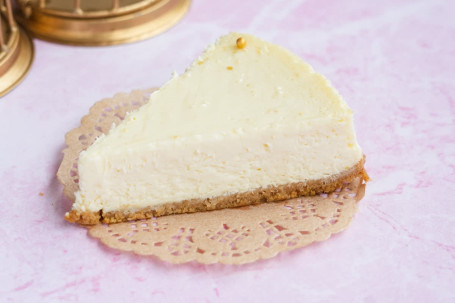 Eggless Classic New York Cheesecake Slice
