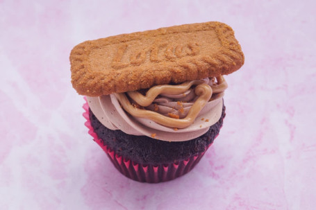 Lotus Biscoff Truffle Cupcake