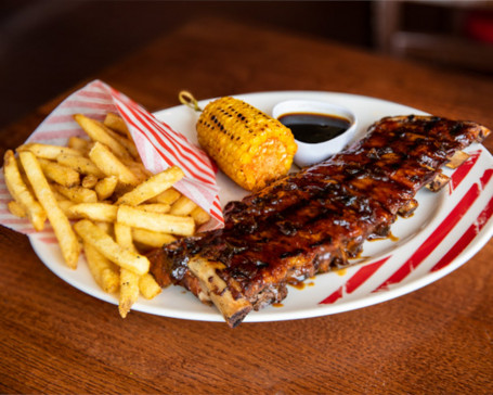 Classic Ribs With House Fries Full Rack
