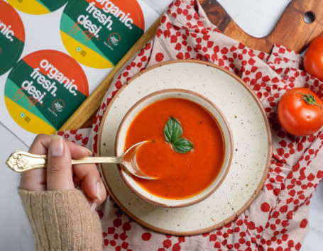 Tangy Tomato Basil Soup