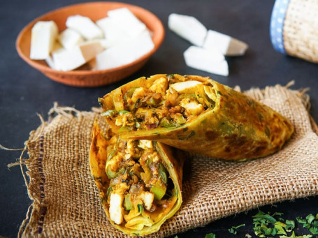 Paneer Chutney Wrap