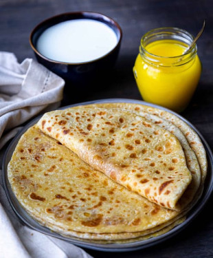 Maharashtrian Puran Poli With Kadhi. [2 Pcs]