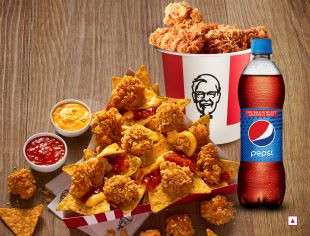 Popcorn Nachos Wings Combo