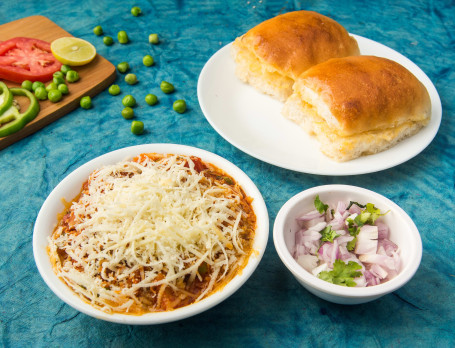 Special Cheese Pav Bhaji 1 Pc