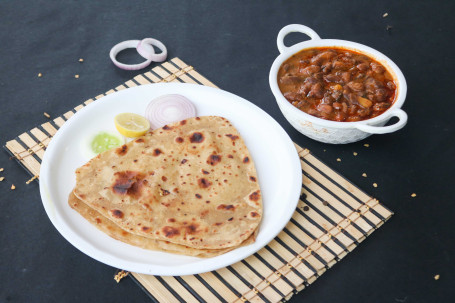 Rajma Masala With 3 Paratha 4 Roti