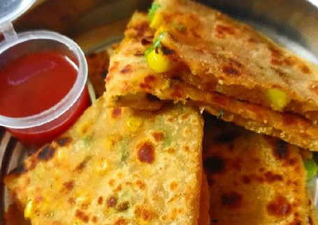 Corn Sev Paratha