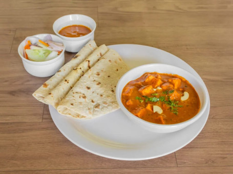 Combo : Paneer Butter Masala 4 Tawa Roti With Pickle