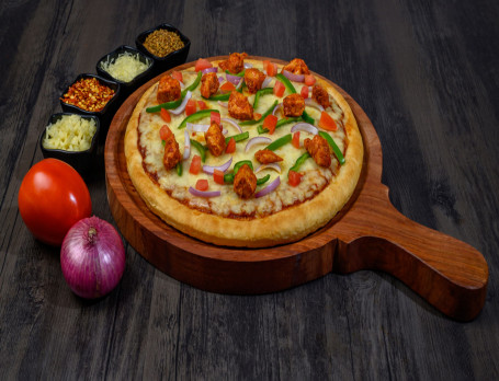 8 Medium Butter Chicken Pizza (1Pc)