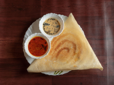 Masala Dosa (1Pcs)(Served With Sambar And Chutney)