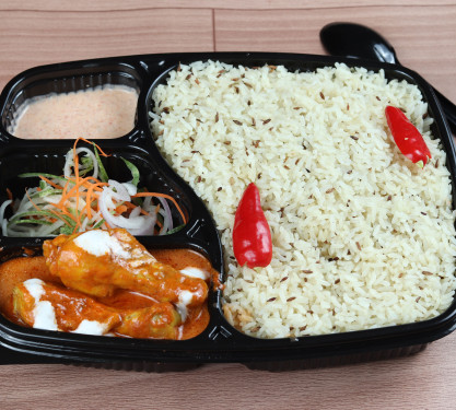 Jeera Rice Chicken Butter Masala Combo