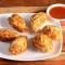 Chicken Pan Fried Momo With Hot Sauce[6 Pieces]