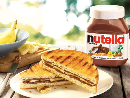 Nutella Grill Cheese Banana Sandwich