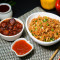 Manchurian With Fried Rice [Serves 1]