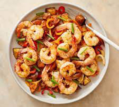 Prawns With Bell Peppers