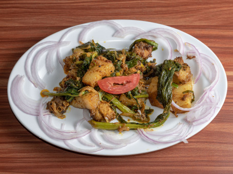 Pork With Lai Shaak (Dry Fry)