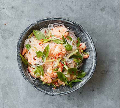 Vietnamese Salad With Smoked Shrimps