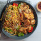 Vegetable Hakka Noodles With Chilli Fish