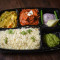 Jeera Rice With Chicken Gravy+Mix Veg+Salad