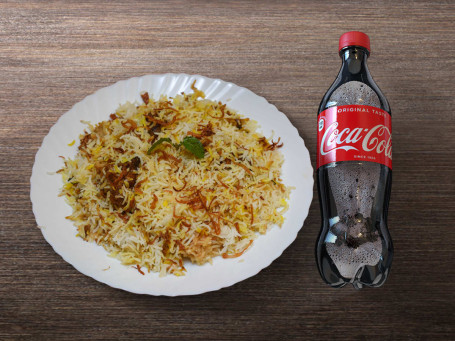 Mutton Dum Biryani Coke 750 Ml Pet Bottle