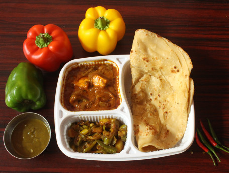 Laccha Paratha With Kadhai Paneer