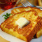 Egg Bread Fried Toast With Cheese