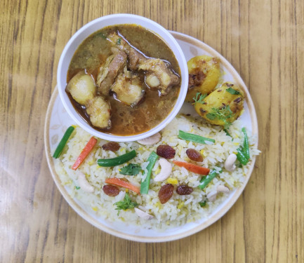 Pork Smoot Curry Pork Pulao