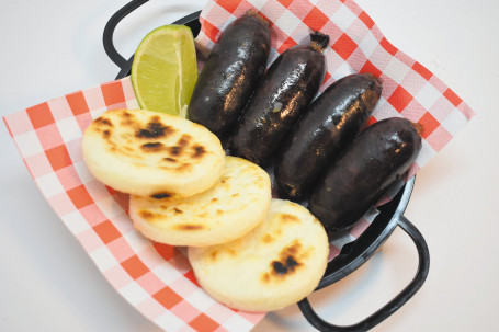 Morcillitas Con Arepa