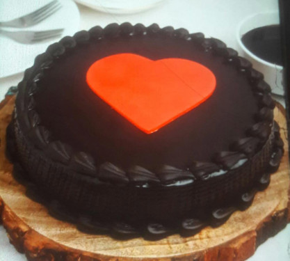 Fondant Heart Truffle Cake