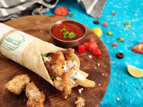 Crispy Creamy Chicken Wrap