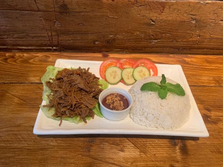 Vietnamese Slow Cooked Beef Rice Box Any Soft Drink Please Note