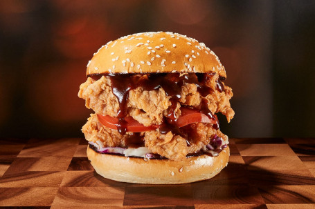 Fried Chicken Burger Double