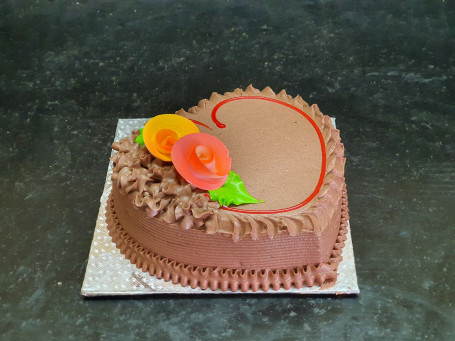 Chocolate Normal Cake 500Gms Heart Shape