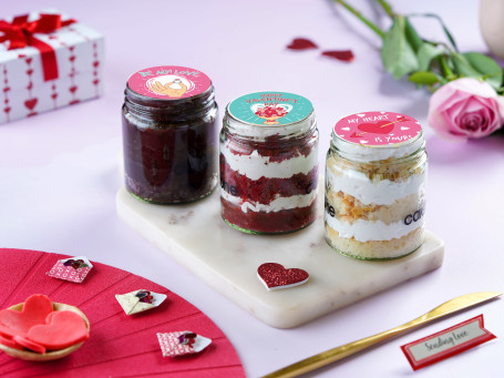 Be My Love Photo Jar Cake Set