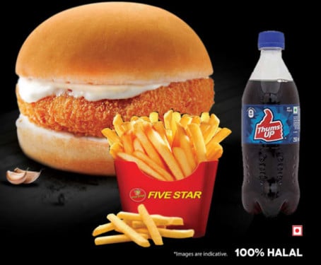 Crispy Chicken Burger Meal (Crispy Chkn Burgr French Fries 200Ml Soft Drnk)