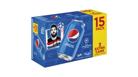 Pepsi 12 Onças. Pacote De 15 Latas