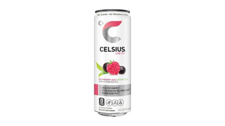 Celsius Chá Verde Framboesa 12 Onças.