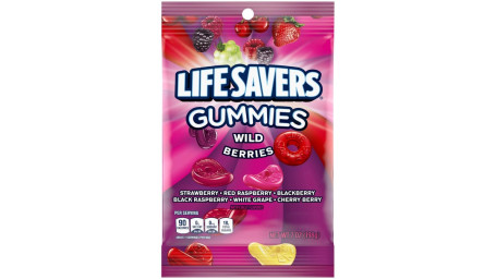 Life Savers Gummies Wild Berry 7 Onças.