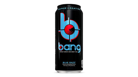 Bebida Energética Bang Blue Razz 16 Onças.