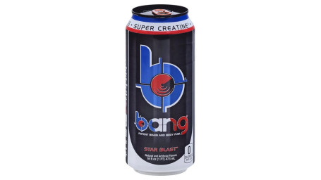 Bebida Energética Bang Star Blast 16 Onças.