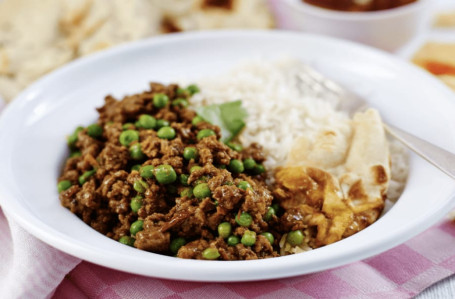 Bagara Rice With Mushroom Kheema