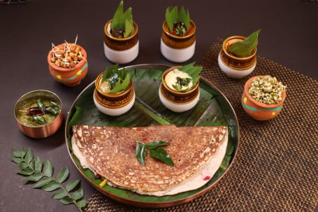 Multi Millet Dosa With Ghee Podi