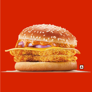 Crispy Chicken Double Patty With Cheese Burger