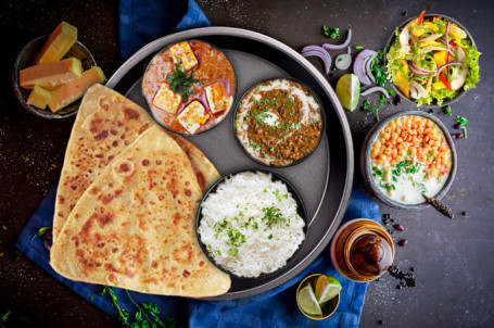 Dal Makhani And Paneer Butter Masala Thali