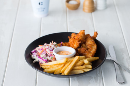 Spiced Chicken Strips And Chips