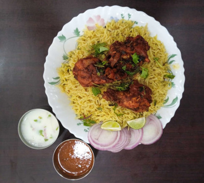 Fried Chicken Dum Biryani [1 Person]