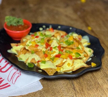 Jain Nachos With Three Pepper