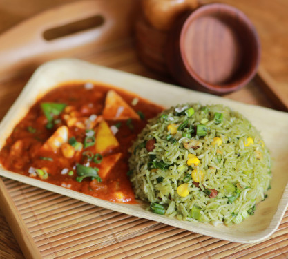 Mexican Cilantro Rice With Garden Pot