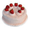 Strawberry Cake (Eggless)1Kg